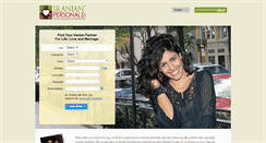 Desktop Screenshot of iranianpersonals.com